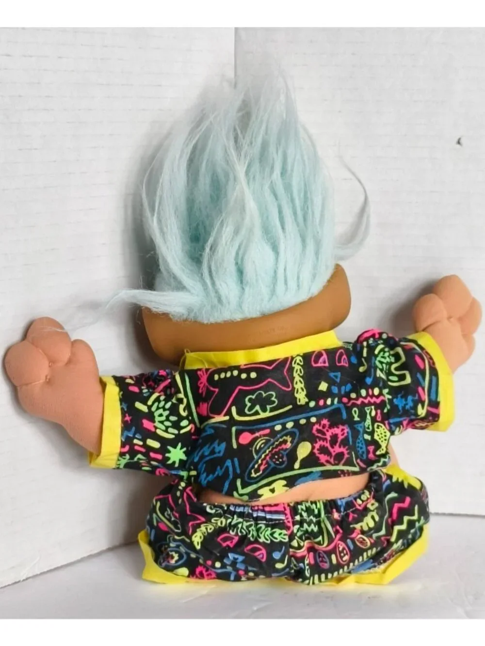 Vtg Ace Novelty Treasure Troll Doll 12